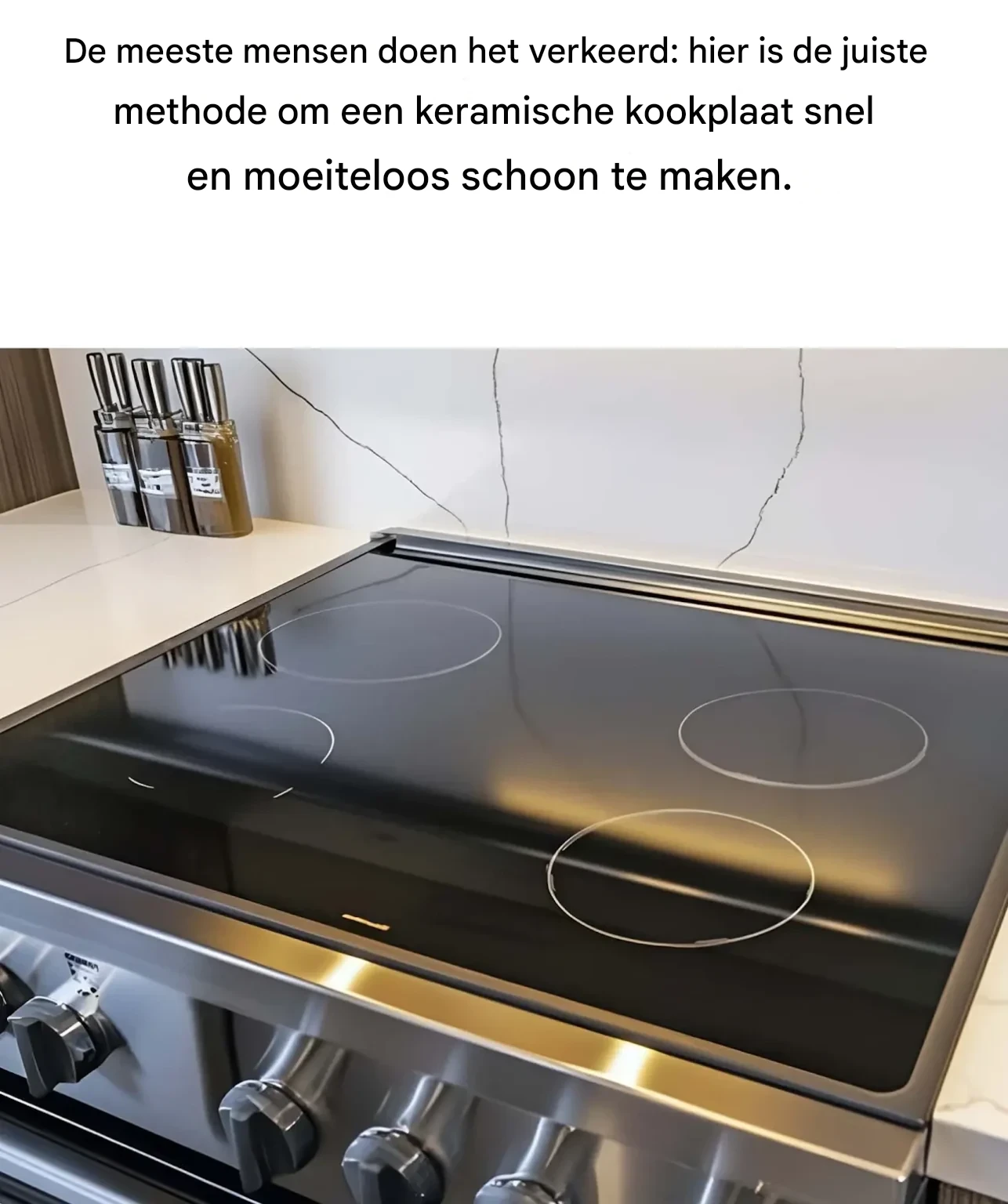 Hoe maak je keramische kookplaten effectief schoon zonder ze te krassen?