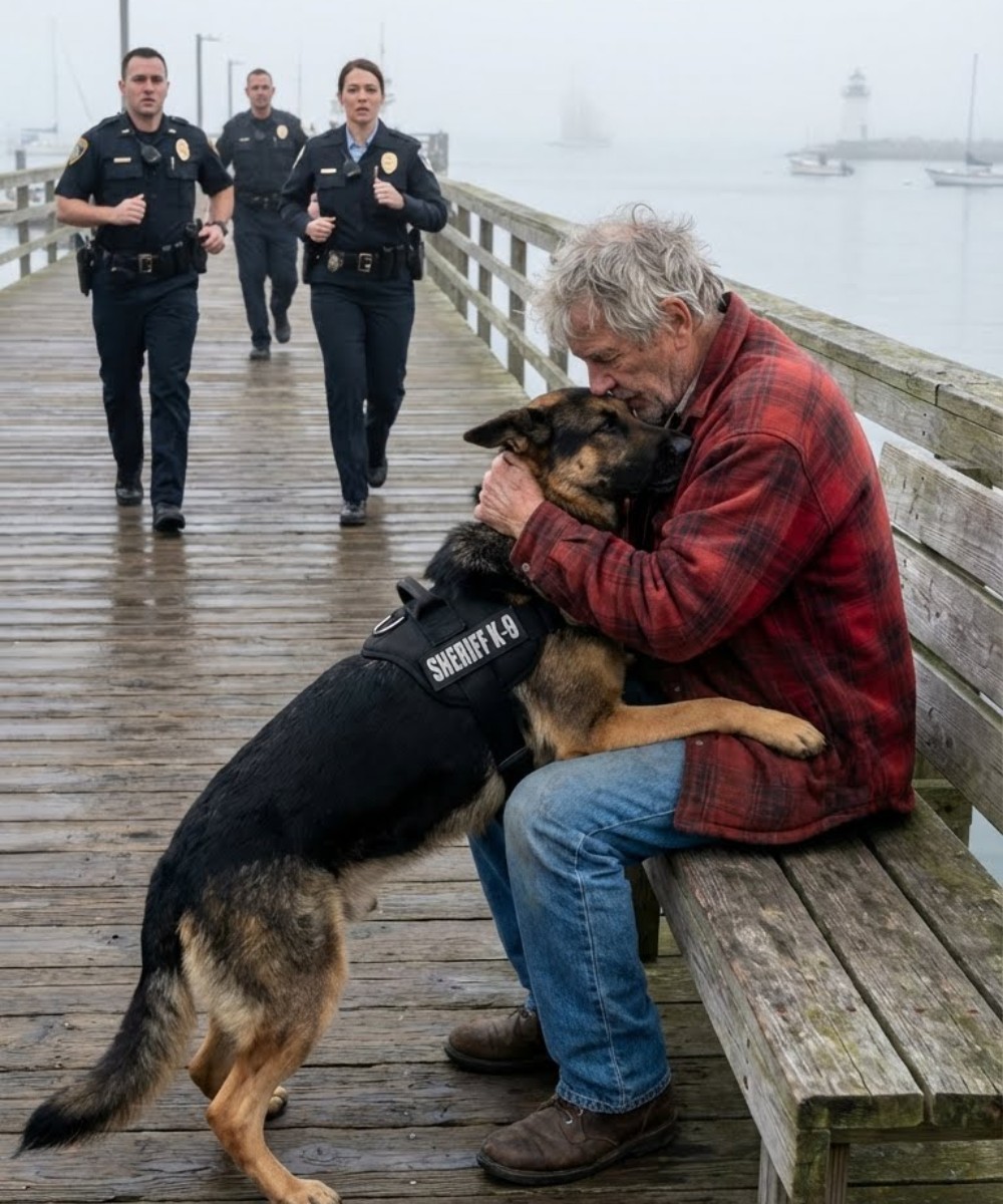 De politie gaf opdracht een politiehond in te zetten tegen een bejaarde veteraan, maar de reactie van de hond verbijsterde iedereen en veranderde alles.