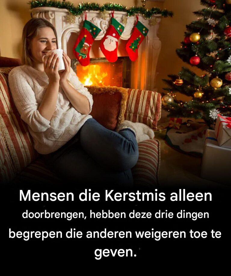 Mensen die Kerstmis alleen doorbrengen, hebben deze drie dingen begrepen die anderen weigeren toe te geven.