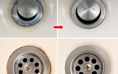 Hoe verwijder je de donkere kringen rond de kranen?