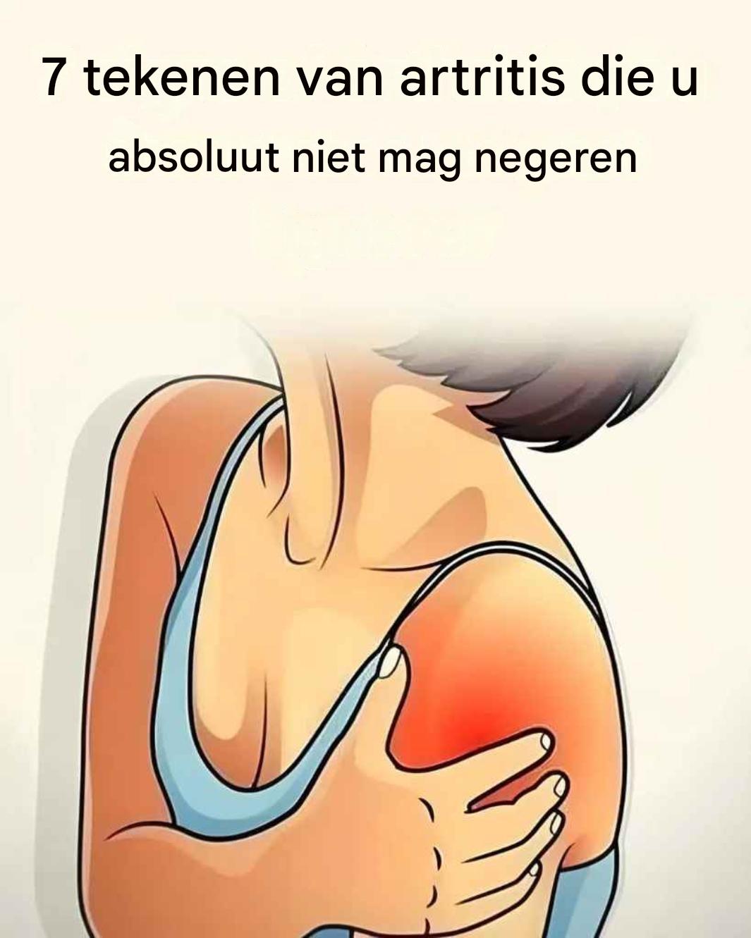 7 weinig bekende symptomen van artritis die u niet mag negeren