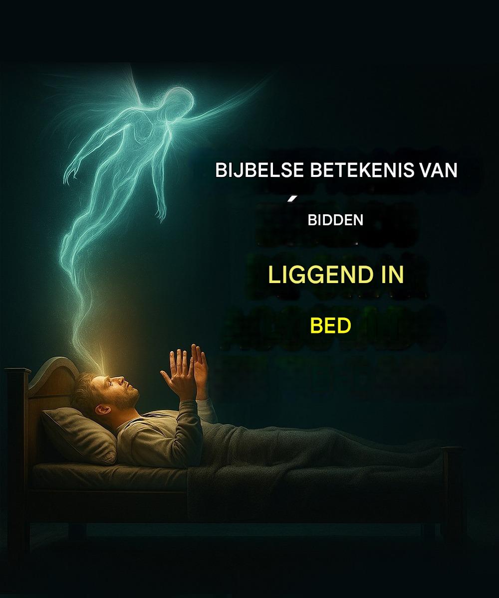Liggend bidden: de spirituele betekenis van vanuit je bed met God praten.