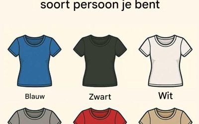 Je mag de rest van je leven maar één kleur dragen: je antwoord onthult wat voor soort persoon je bent.