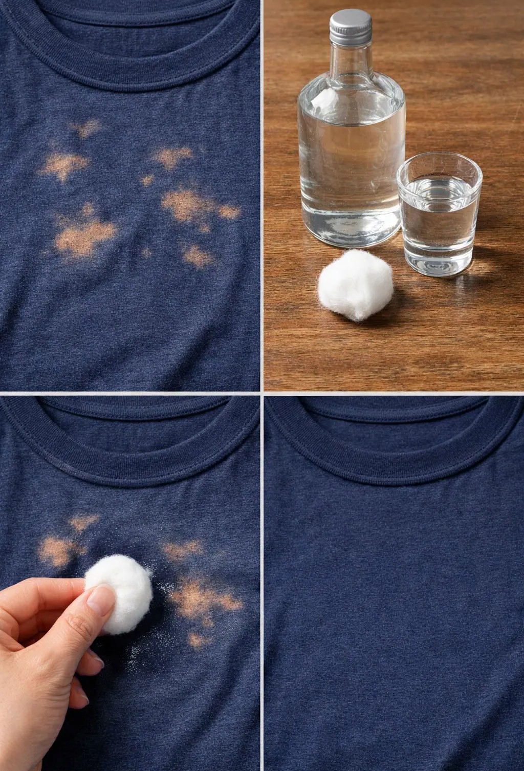 Bleekvlekken op je kleding? Je hoeft ze niet weg te gooien: hier is de oplossing.