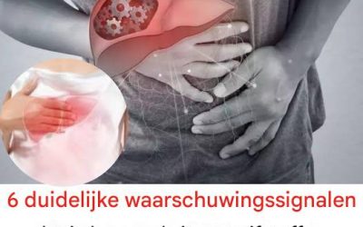 6 duidelijke waarschuwingssignalen dat je lever vol zit met gifstoffen en je dik maakt.