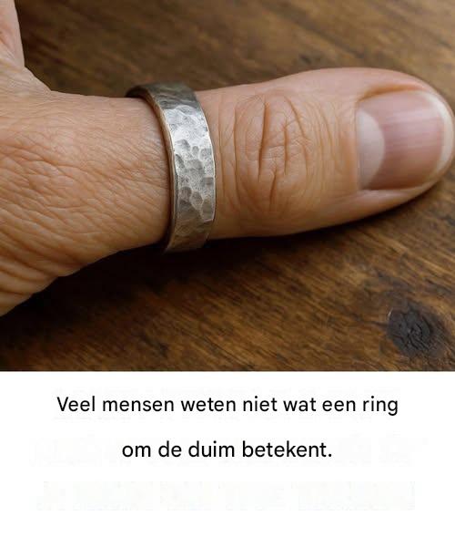 De verborgen betekenis van duimringen: wat ze betekenen voor vrouwen versus mannen