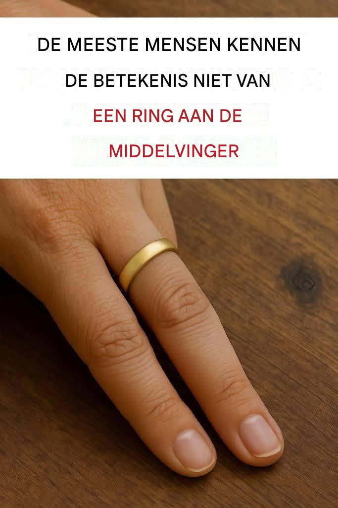 De betekenis van het dragen van een ring aan de middelvinger – symboliek, stijl en cultuur.