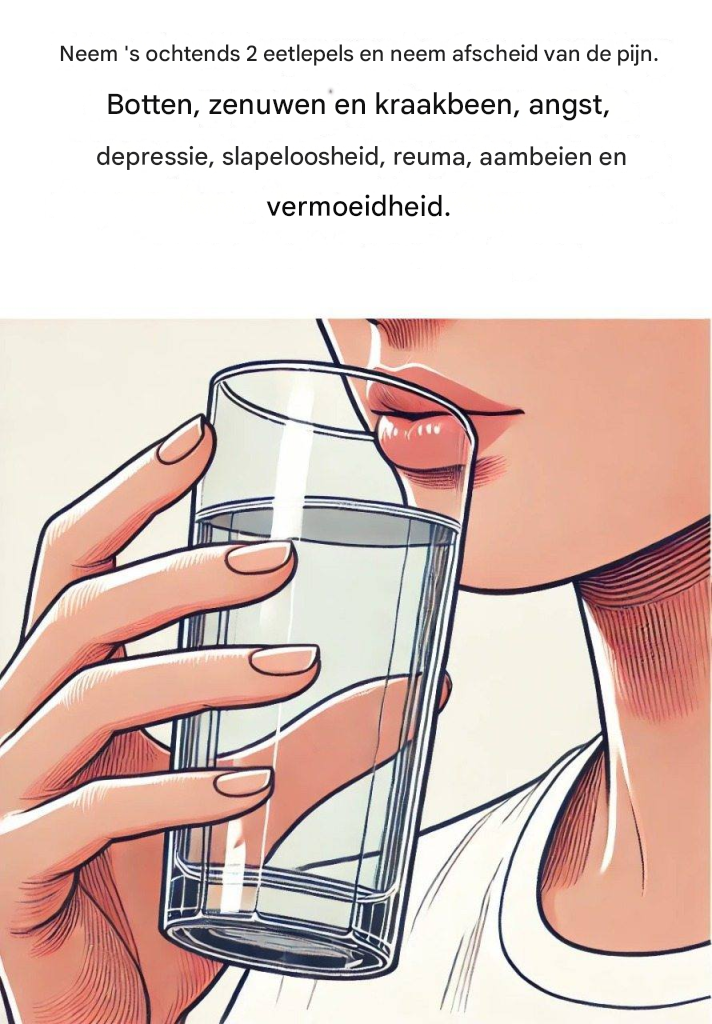 Twee theelepels ‘s ochtends: een natuurlijk middel tegen botpijn, diabetes, zenuwaandoeningen en depressie.