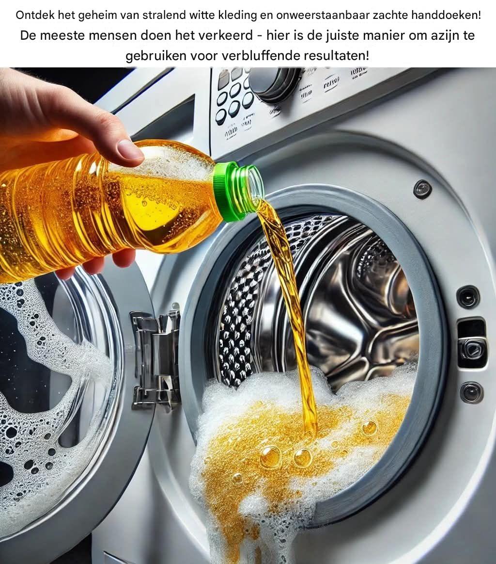 Azijn is de sleutel tot wittere was en zachtere handdoeken, maar de meeste mensen gebruiken het verkeerd. Hier lees je hoe je het wél goed gebruikt.