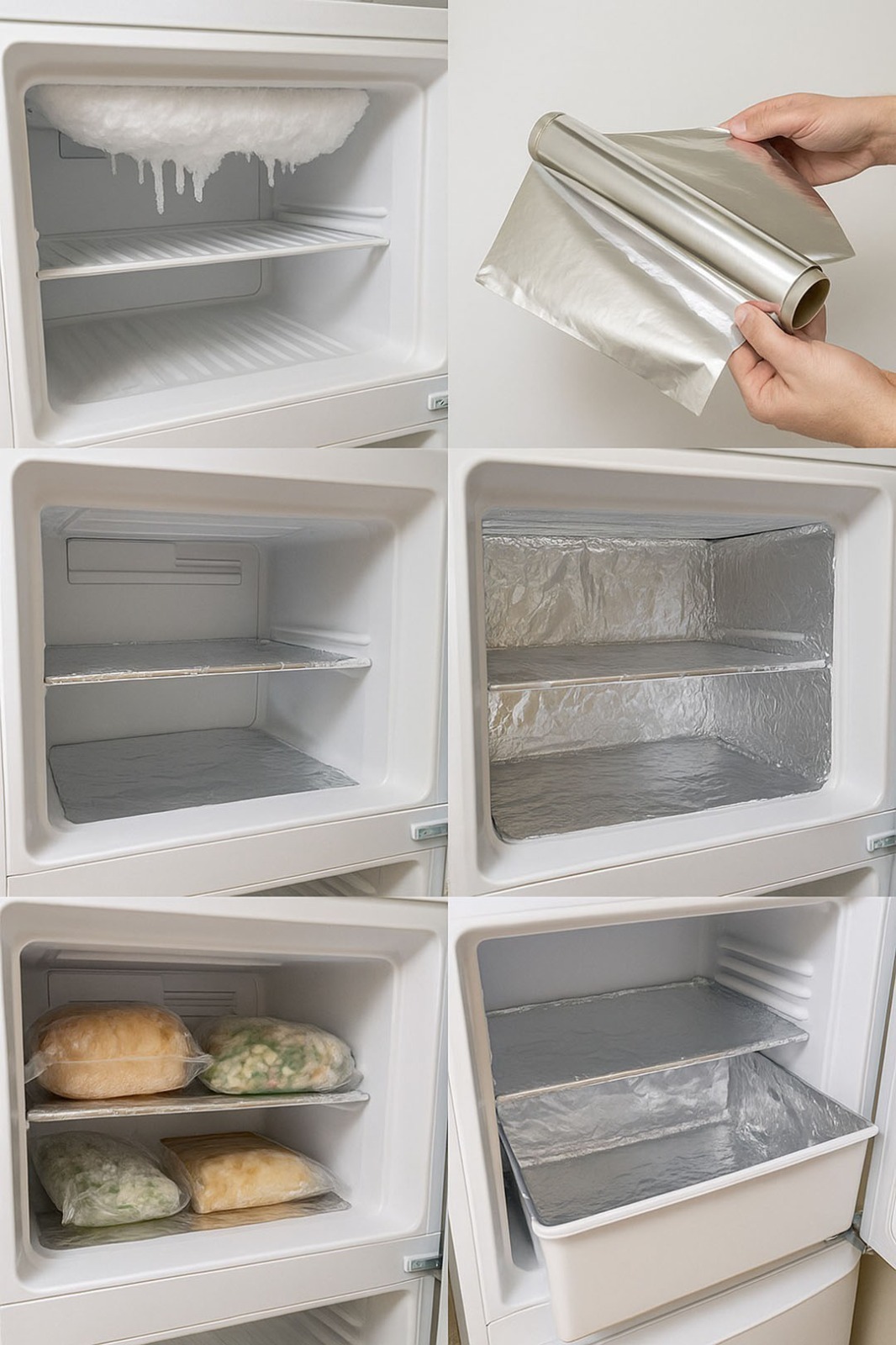 Aluminiumfolie in de vriezer: een simpele tip om geld te besparen