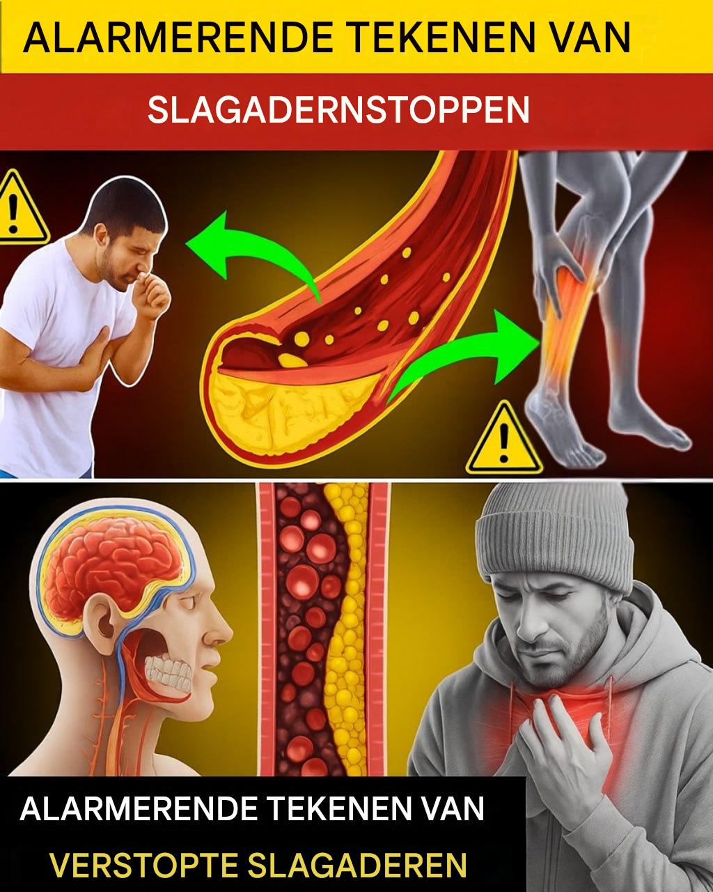 Stille tekenen van slagaderverstoppingen die senioren niet mogen negeren