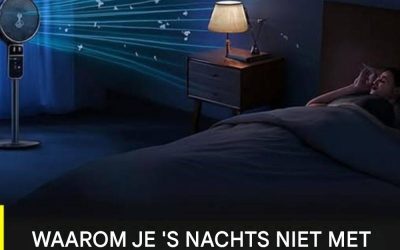 De invloed van slapen met een ventilator op je nachtrust.