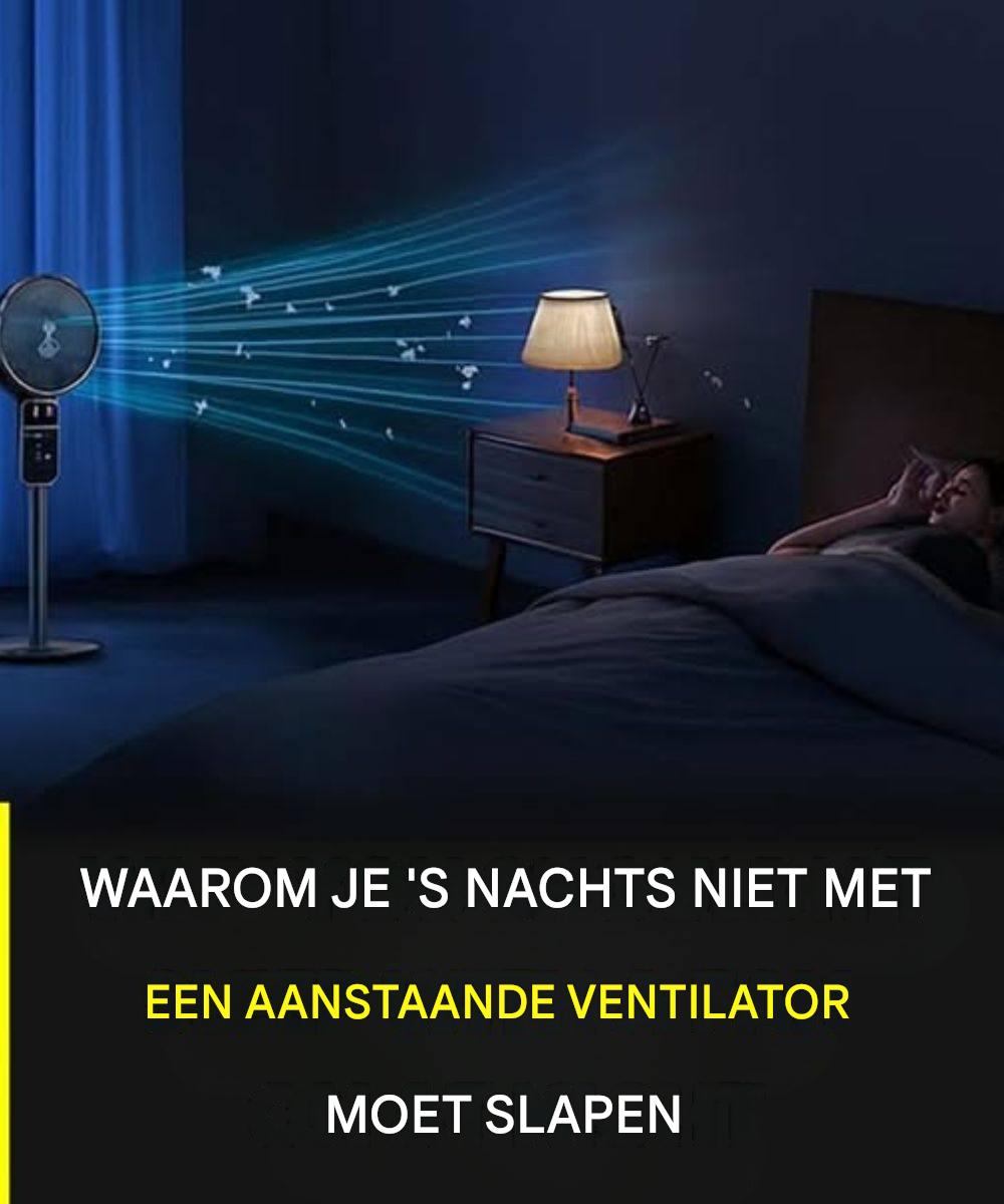 De invloed van slapen met een ventilator op je nachtrust.