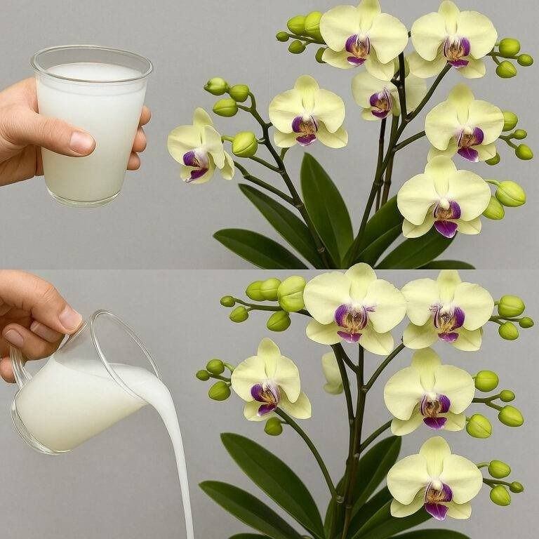 Hoe je een orchidee die niet bloeit, toch kunt laten bloeien: plaats hem onder de wortels!