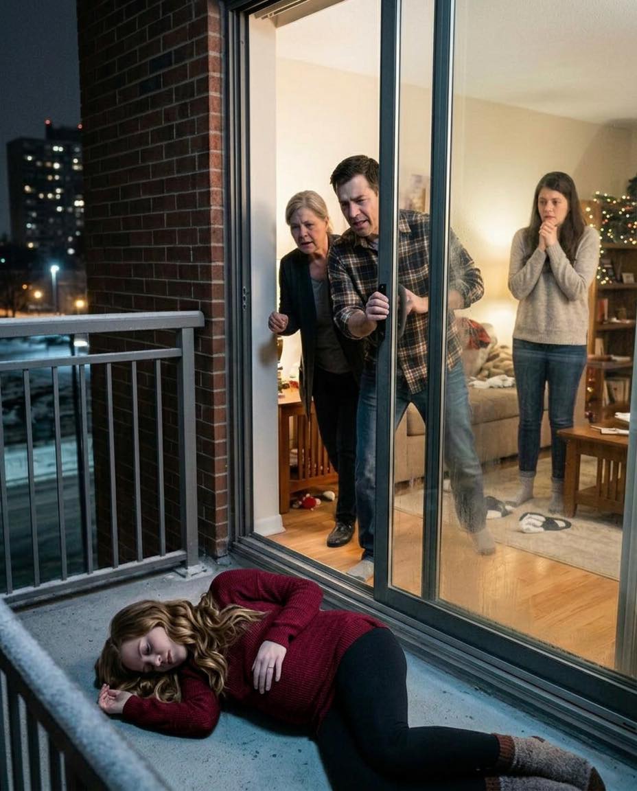 Ik was zes maanden zwanger toen mijn schoonzus me in de ijskoud op het balkon opsloot en zei: “Misschien word je wel wat harder als je een beetje lijdt.”