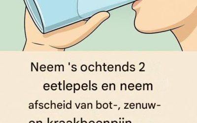Neem ‘s ochtends twee eetlepels en neem afscheid van botpijn, zenuwproblemen, kraakbeenslijtage, angst, depressie en slapeloosheid.