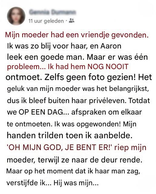 Mijn moeder trouwde met een man die half zo oud was als zij, en ik probeerde hem bij het altaar te vernietigen, maar ontdekte toen het hartverscheurende geheim dat hij in de schaduw verborgen hield.