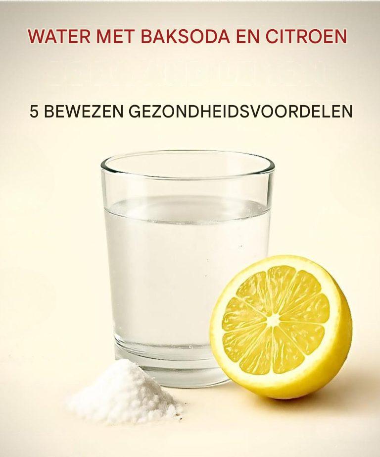Citroenwater en baksoda