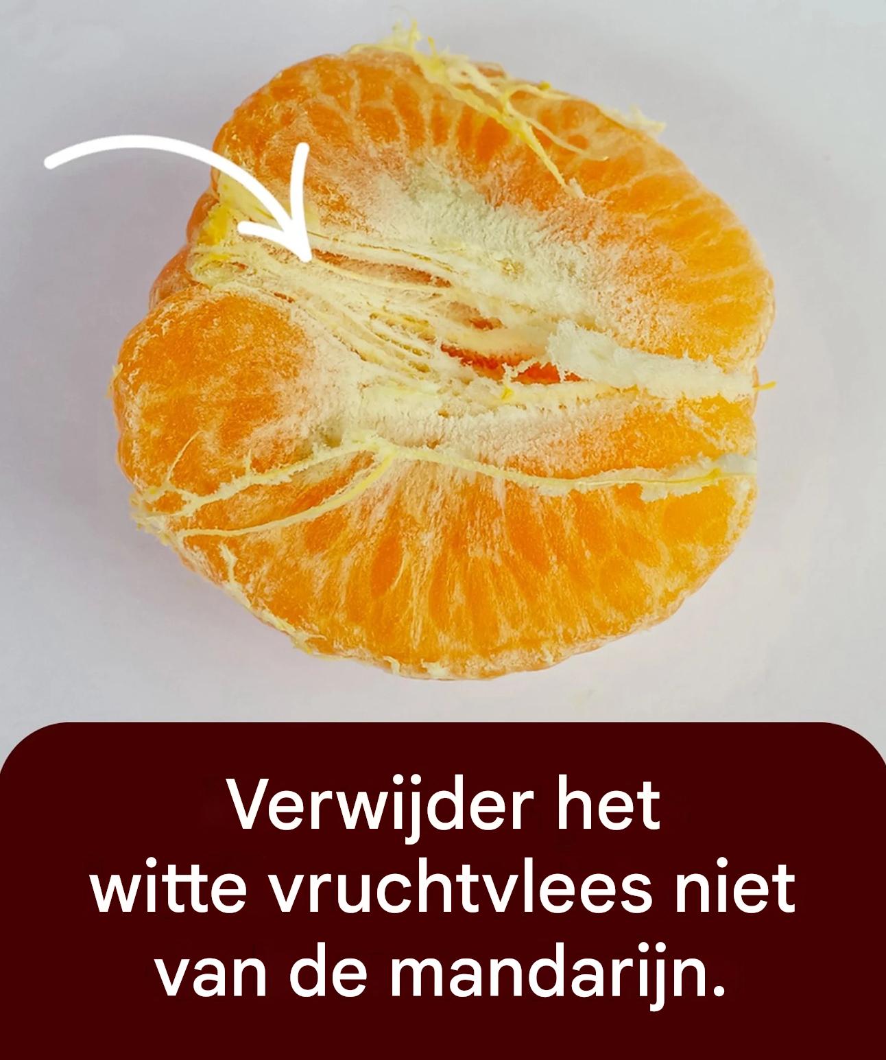 Het albedo, het witte merg van citrusvruchten: waarom je het niet moet verwijderen voordat je ze eet.