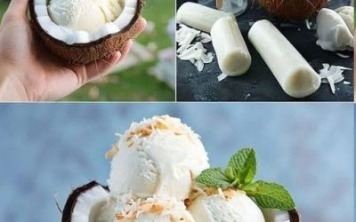 Ik deel dit heerlijke recept voor kokosijs met jullie in ruil voor een klein bedankje.