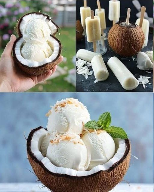 Ik deel dit heerlijke recept voor kokosijs met jullie in ruil voor een klein bedankje.
