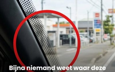 Je ziet deze zwarte stippen elke dag op je autoruit, maar bijna niemand kent de echte functie