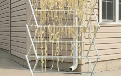 Het mysterie van de zongedroogde pasta: hoe zelfgemaakte pasta een gewone achtertuin veranderde in een buurtpuzzel