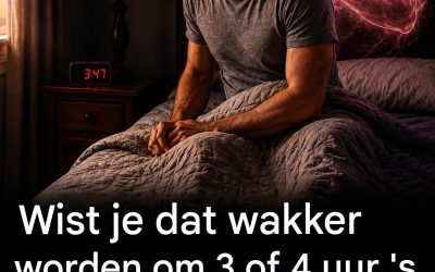 Word je wakker tussen 3 en 5 uur ‘s ochtends? Dit is wat het betekent.