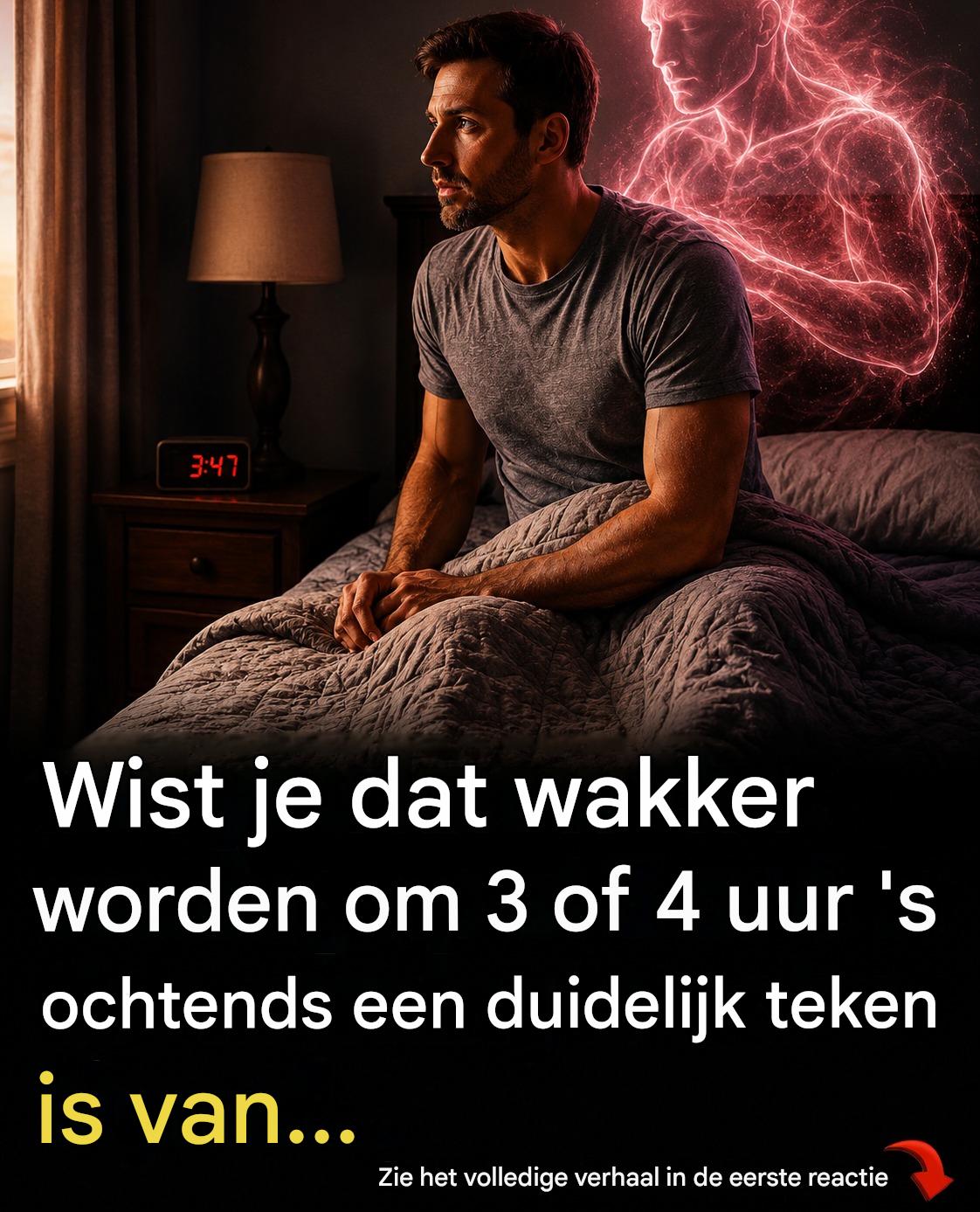 Word je wakker tussen 3 en 5 uur ‘s ochtends? Dit is wat het betekent.