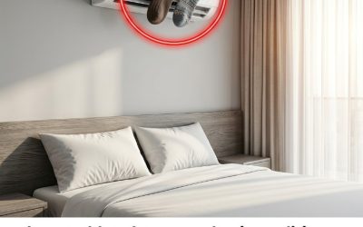 Leg sokken bovenop de airconditioner: klein detail, groot voordeel, vooral op hete dagen