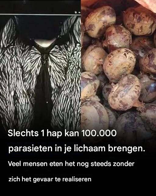 Eén hap kan duizenden parasieten bevatten: het voedsel dat veel mensen nog steeds eten.