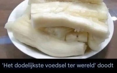 Ondanks dat het ‘het dodelijkste voedsel ter wereld’ is, consumeren nog steeds 500 miljoen mensen het, en eist het jaarlijks meer dan 200 levens.