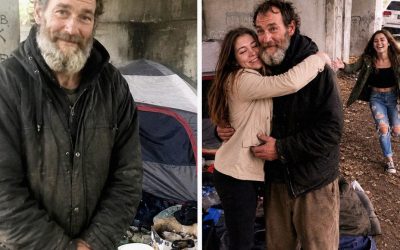 Ik leefde dertien jaar lang in armoede en leed aan geheugenverlies – tot op een dag een witte bestelbus voor mijn tent onder de brug stopte.
