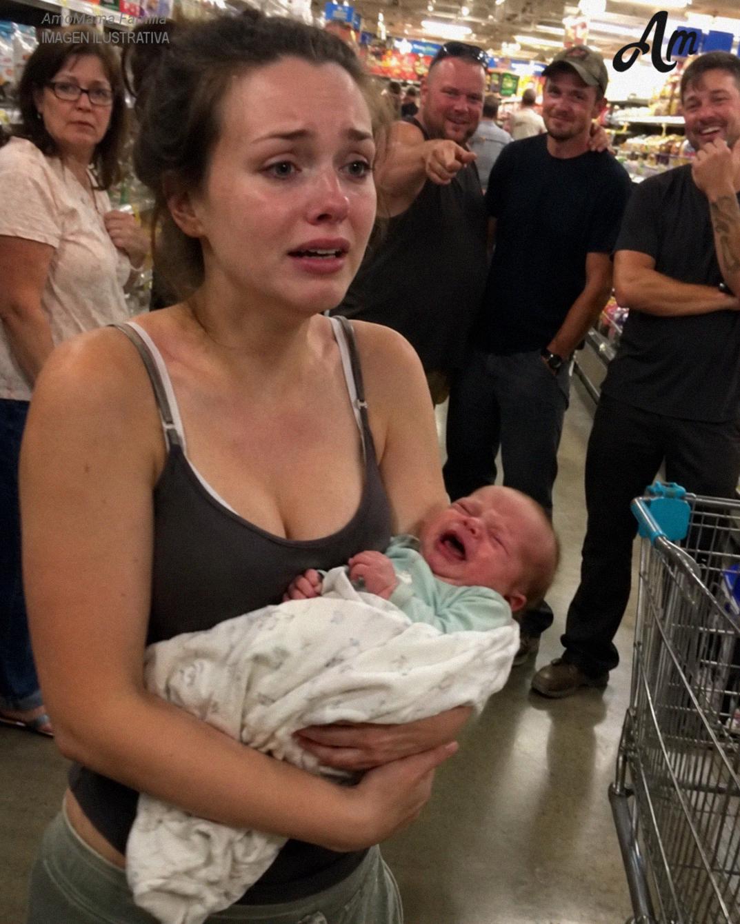 Ik hielp een jonge moeder met haar baby in de supermarkt – drie dagen later stond er een grote zwarte SUV pal voor mijn huis geparkeerd.