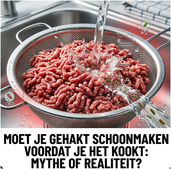 Waarom kiezen sommige mensen ervoor om hun gehakt te wassen?