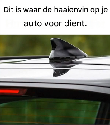 De verrassende reden waarom uw auto een haaienvinantenne heeft. Nieuwe automodellen.