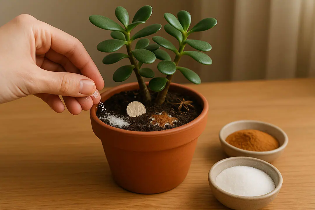 Stop een muntje in de plant en kijk wat er gebeurt!