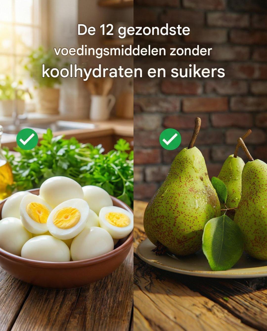 De 12 gezondste voedingsmiddelen zonder koolhydraten en suikers