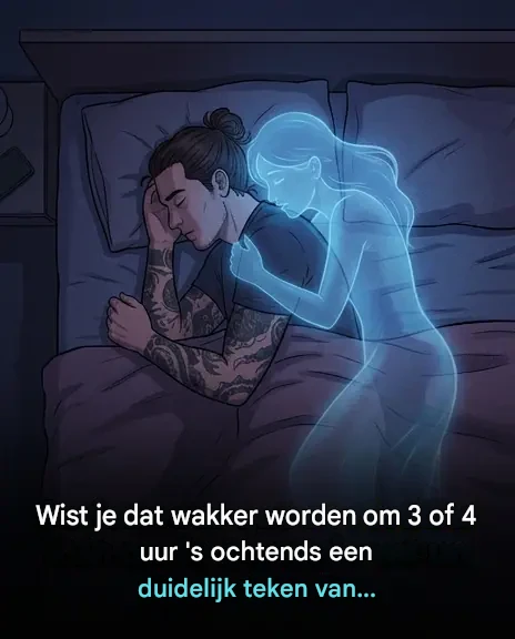 Dat is wellicht de reden waarom je tussen 3 en 5 uur ‘s ochtends wakker wordt.