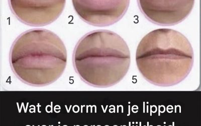 Het geheim van je persoonlijkheid is af te lezen aan je lippen.