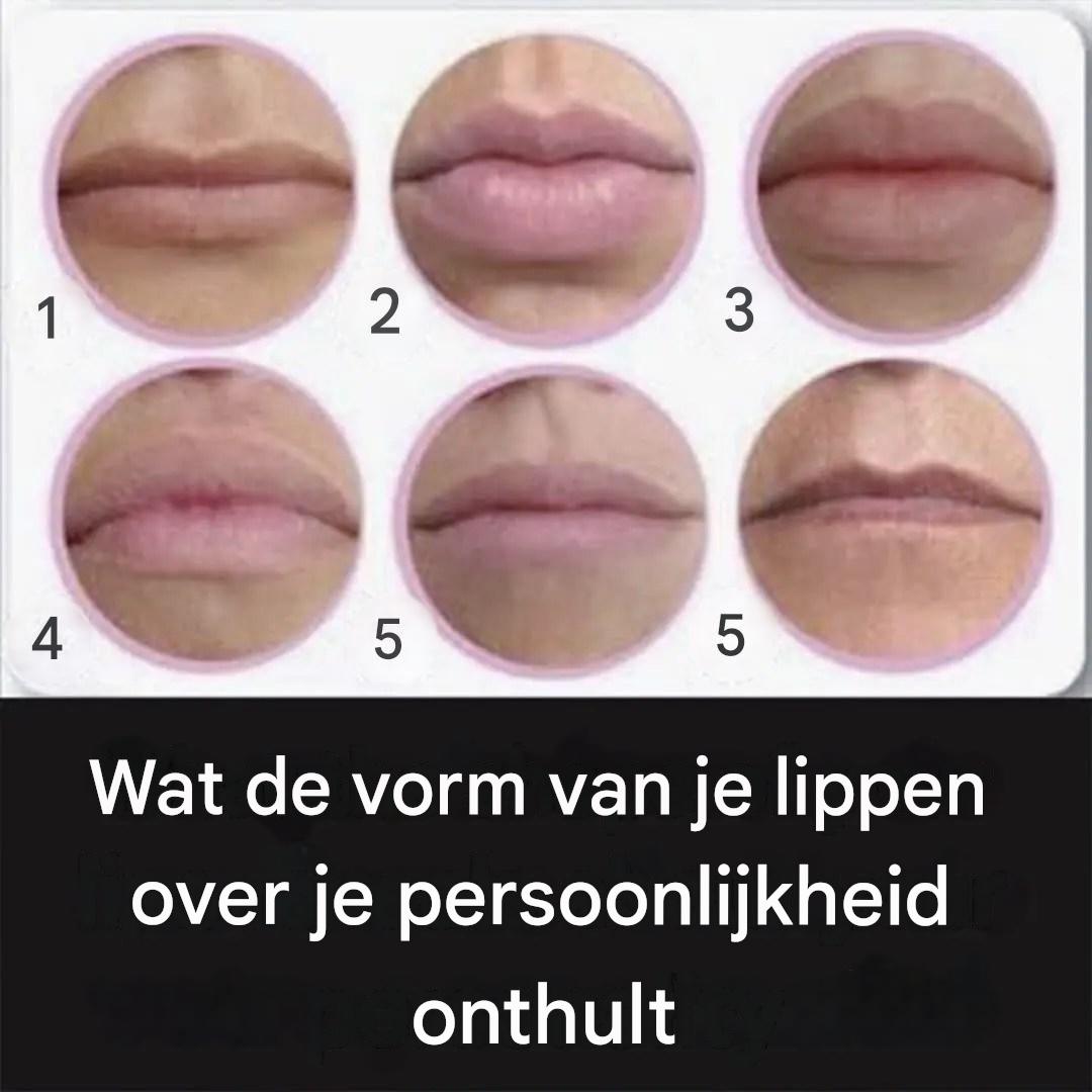 Het geheim van je persoonlijkheid is af te lezen aan je lippen.