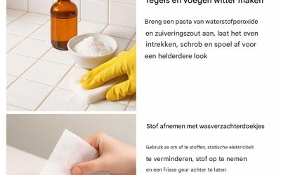 20 beste schoonmaaktips voor in en rondom het huis.