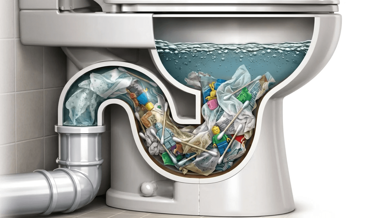 Een loodgieter onthult: wat er zich in de leidingen achter je toilet bevindt, is iets wat niemand wil zien, en het is de echte reden waarom je toilet steeds verstopt raakt.