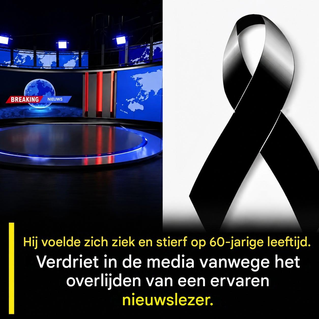 De beroemde journalist overleed op 60-jarige leeftijd