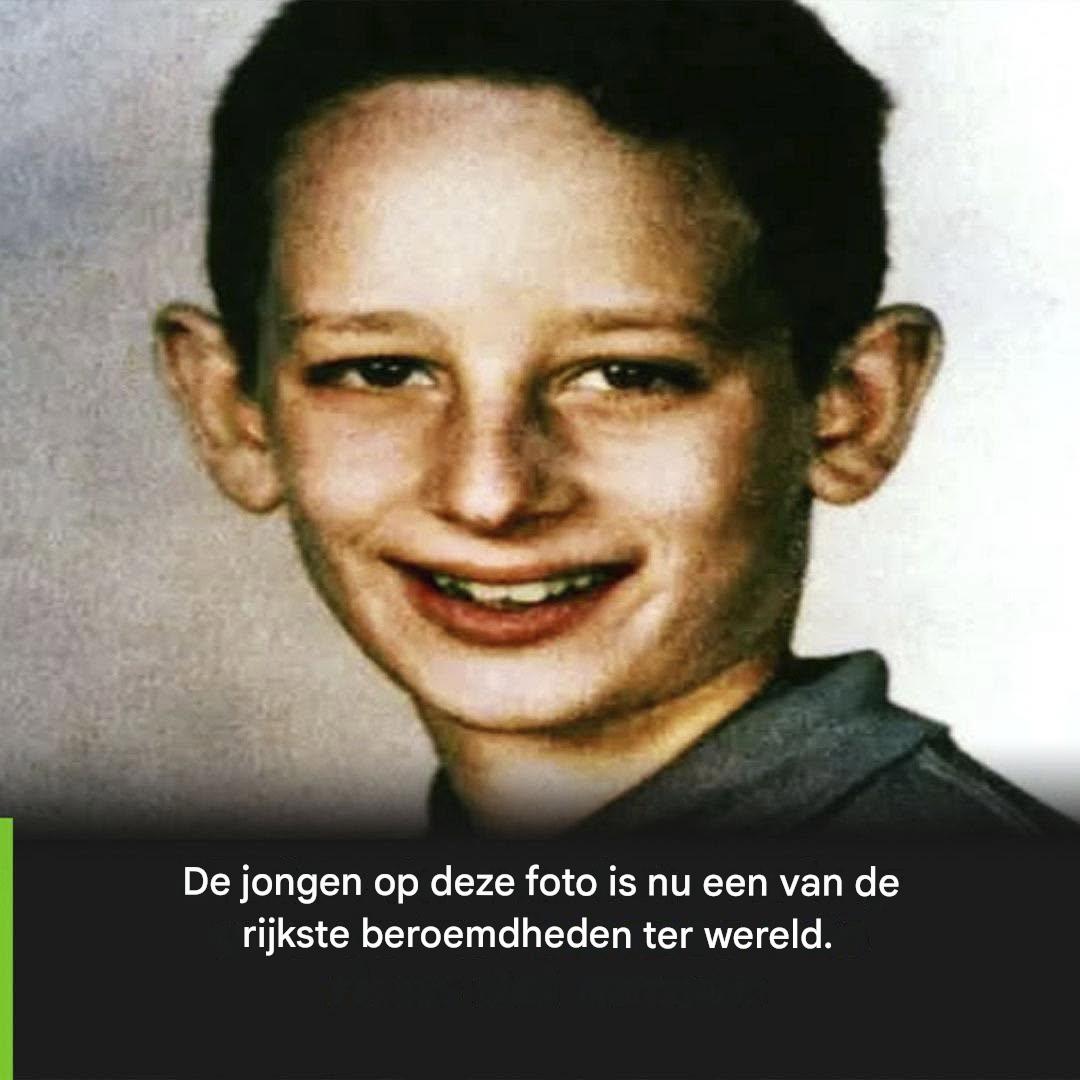 De jongen die later de rijkste beroemdheid ter wereld werd.