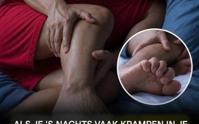 Als je ‘s nachts vaak krampen in je benen krijgt, kan je lichaam een waarschuwingssignaal afgeven
