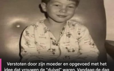 Als kind werd hij opgevoed met het idee dat vrouwen “slecht” waren; hij leerde dat huiselijk geweld normaal was
