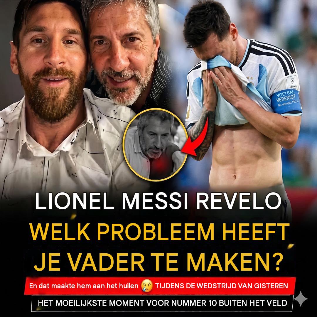 Lionel Messi onthulde wat het probleem is waar Jorge mee te maken heeft,