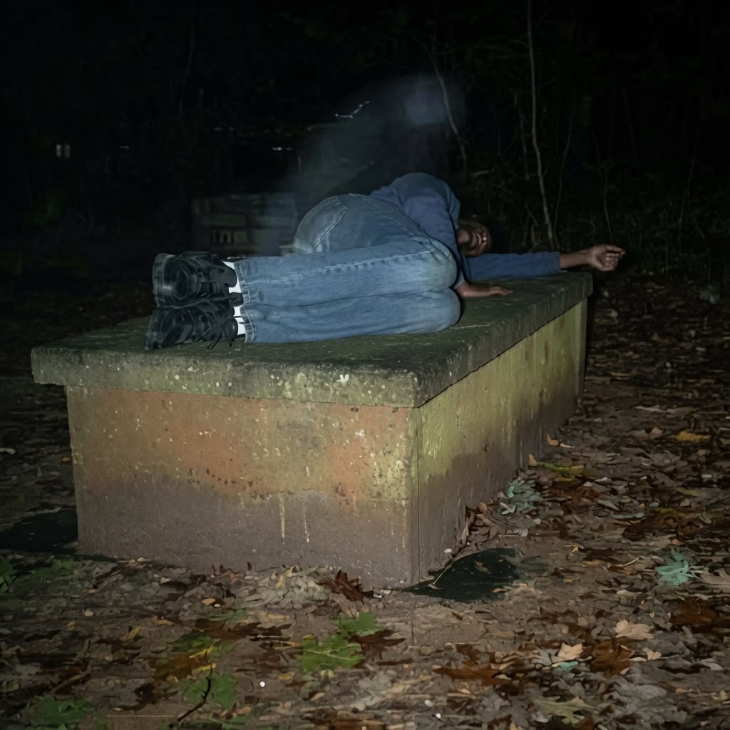 Deze man sliep elke dag op het graf van zijn moeder
