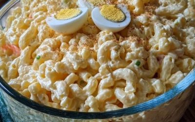 Old-Fashioned Macaroni Salad Recipe (Creamy Classic Side Dish)